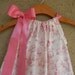Pink Nursery Rhyme Toile Pillowcase Dress - sizes 6m to 5T.....TOO CUTE