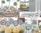 ELEPHANT - Full Printable Party Pack - Baptism, Christening, Dedication, Communion - DIY Elephant Christening Collection - by Make Life Cute Il_170x135