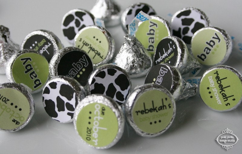 MOO COW - Printable Candy Stickers - Baby Shower - DIY Moo Baby Collection - by Make Life Cute Il_570xn