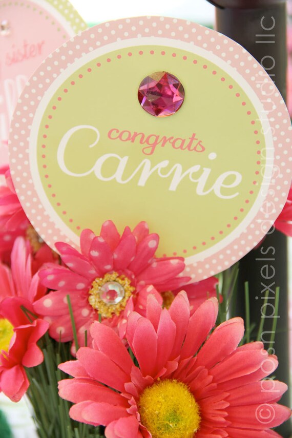 GARDEN PARTY - Printable Centerpiece Signs - Baby Shower - DIY Baby Garden Collection - by Make Life Cute Il_570xn