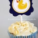 RUBBER DUCKY - Printable 2 inch Party Circles - Baby Shower - DIY Rubber Duck Collection - by Make Life Cute