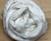 Merino/ Bamboo/ Tussah Silk Roving - Undyed Spinning Fiber (8oz)