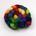 Polwarth Wool / Silk Roving - Hand painted Felting or Spinning Fiber
