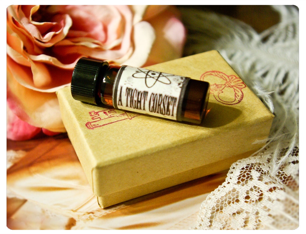 a tight corset - natural perfume/cologne oil of moroccan amber and cardamom - 1/4 oz unisex