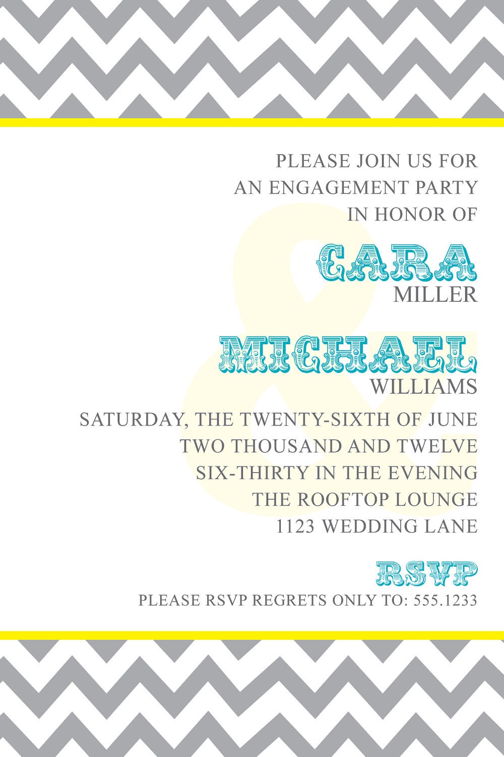DIY Printable Invitation - Engagement Party, Wedding invitation, Party Invitation, Shower Invitation, Rehearsal Dinner Invitation