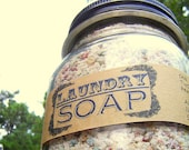 Powder Laundry Soap in a Mason Jar - Handmade Laundry Soap - NO detergents - SoapForYourSoul Powder Laundry Soap in a Mason Jar - Handmade Laundry Soap - NO detergents - SoapForYourSoul
