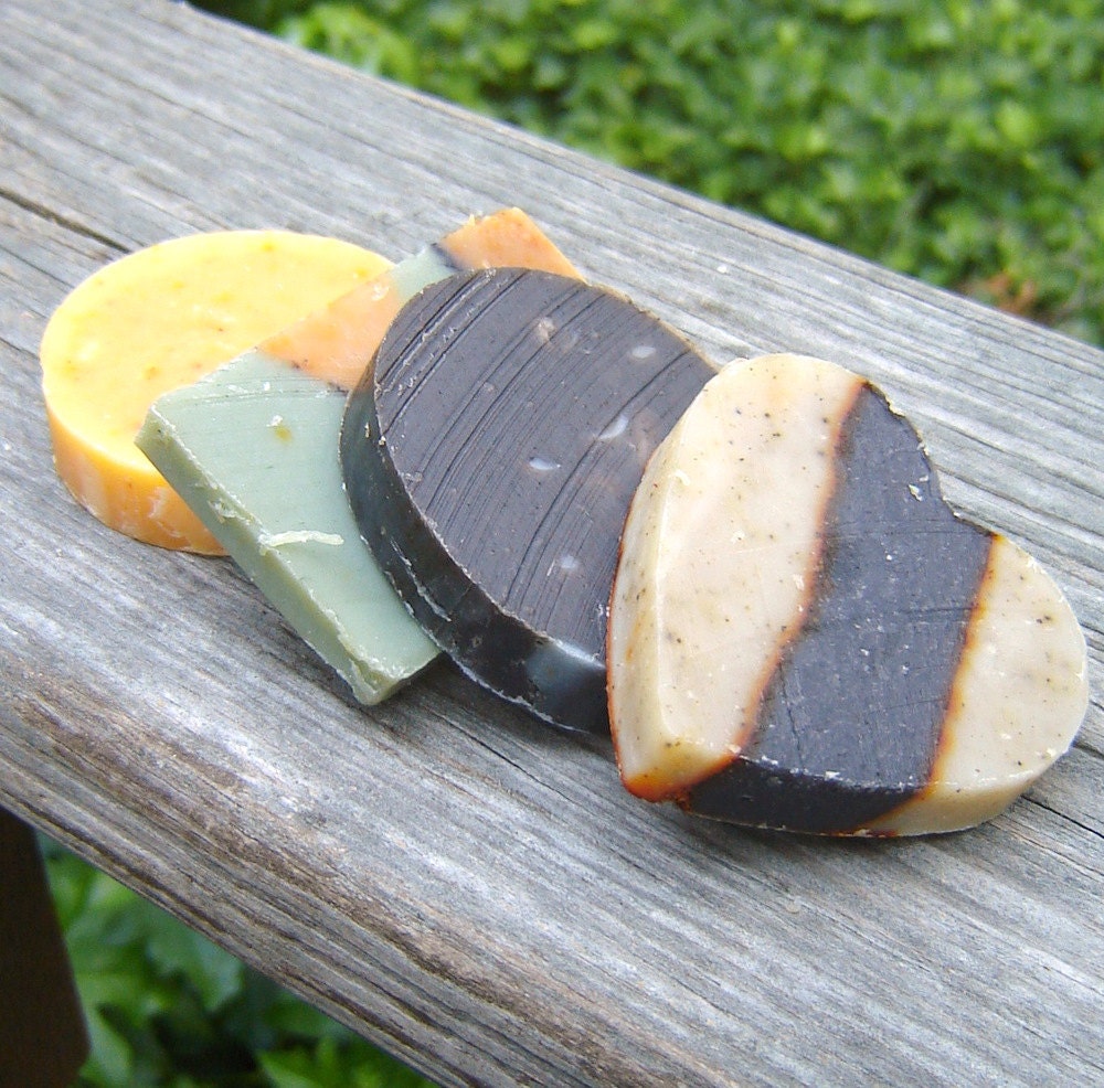 Scented Soap Sampler / Spring Etsy Sale / Cold Process Soap Sample Size