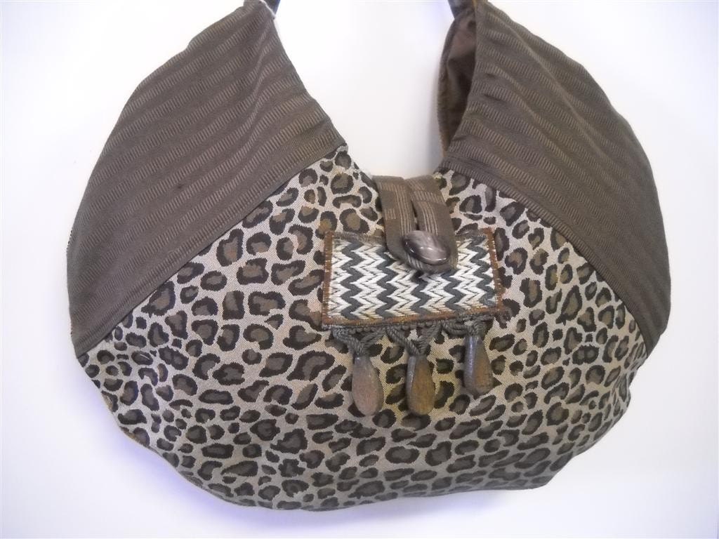 Circle bag- ref.b5- tribal- cocoa