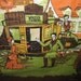 Vintage Fabric Western Cotton Print