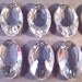 10 Crystal Chandelier Prisms - 50mm UNIQUE Oval Shape - SET of 10