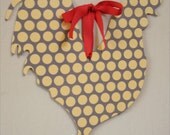 Ted the Magnet Board large Rooster yellow and grey