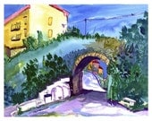 MAIDA - Calabria, Italy Watercolor print