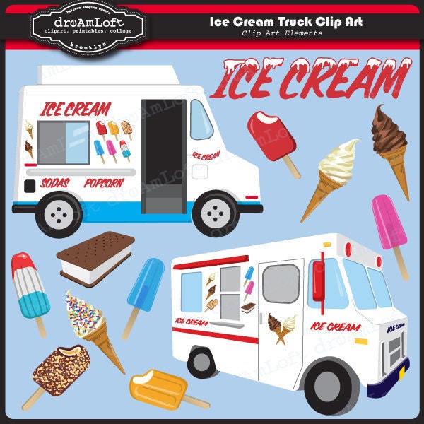 clipart ice cream truck - photo #18