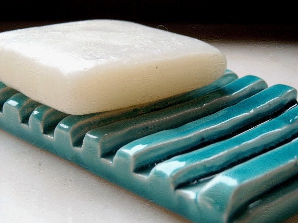 Turquoise Soap dish