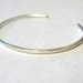 3 Thin Ophelia Cuffs, a little bit of everything, custom size, handmade stacking cuffs by lotusstone