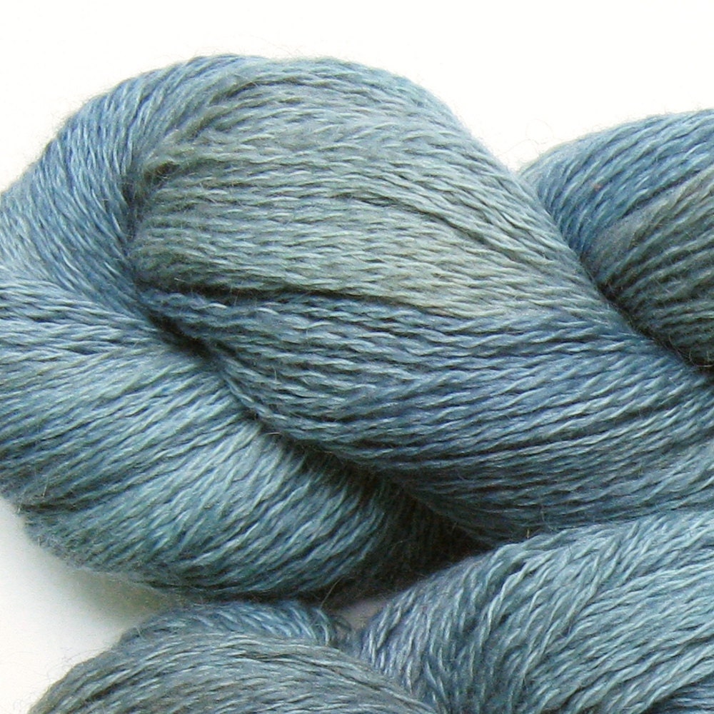 Lace weight yarn kid mohair merino 2ply, 100g, 900yds - Every Cloud 1