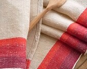 provencial perfection - raw linen table runner