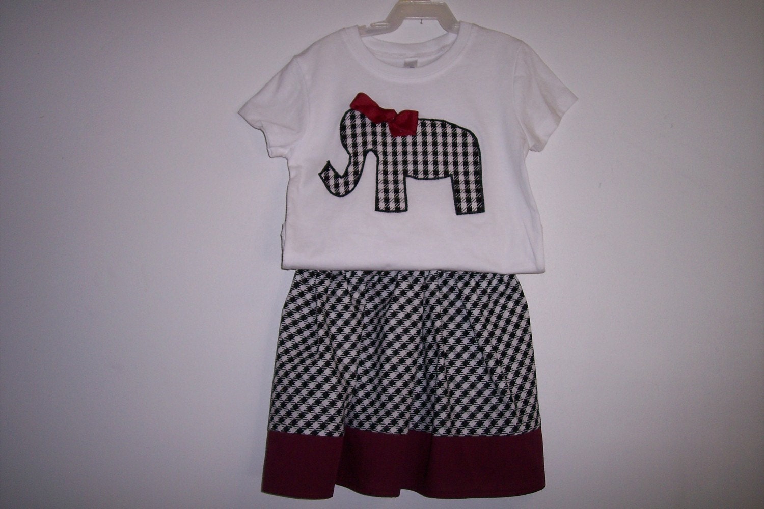 Boutique Alabama Crimson Tide Skirt outfit sizes 12 months-6y perfect for Game Day at Alabama