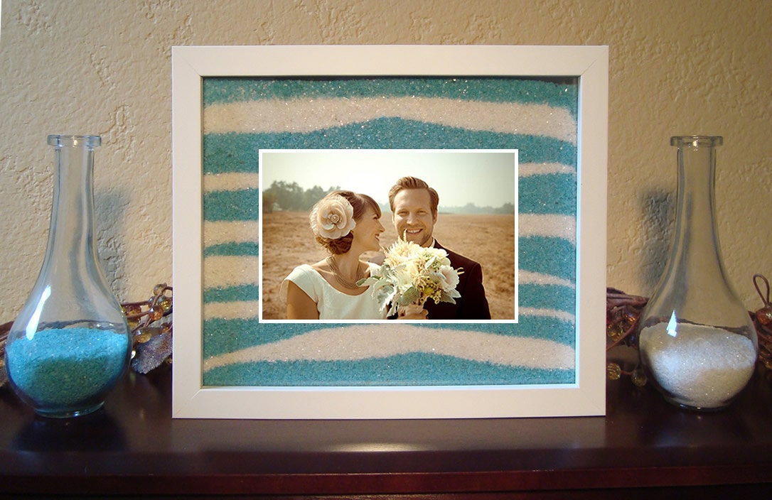 Unity Sand Ceremony Frame Set in White