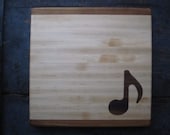 Music Note Cutting Board / Medium