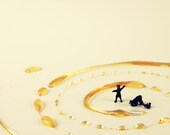 Honey Bear- 5x7 Metallic Print