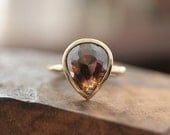 Large Calico Rose Cut Diamond Ring - SaaraReidsema