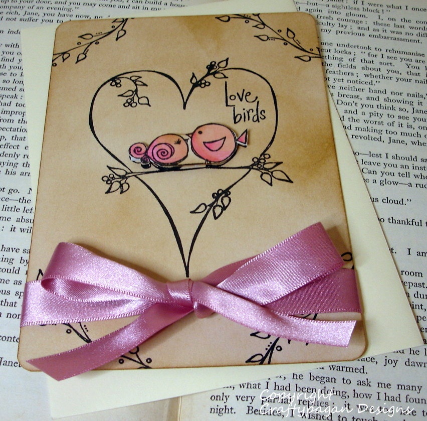Love Bird Wedding Invitations With RSVP cards, Envelope printing and Love Seal Stickers x 55