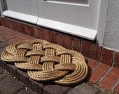 Nautical Decor - Rope Welcome Mat and Rug - why not match up with a doorstop
