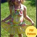 Pillowcase Romper Pattern PDF sewing pattern...The Chelsea Romper 3m-5T, girls baby