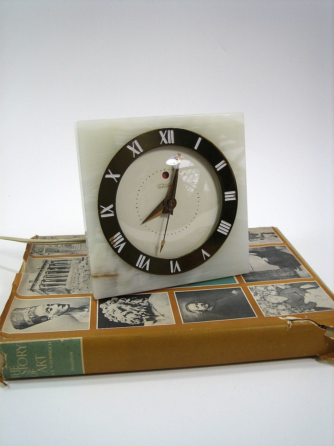 TELECHRON Electric Alarm Clock 40s by AttysVintage on Etsy