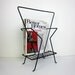 Mid Century Metal Magazine Rack