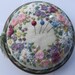 Miniature Wreath of Flowers - pincushion kit on silk