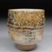 Larger Yunomi Tea Cup Glazed with Shino, Wood Ash, Copper and Rutile