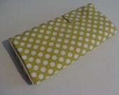 Newborn Baby // Limey Dot Diaper Changing Pad // Washable Vinyl // Unisex Changing Pad // Travel Changing Pad