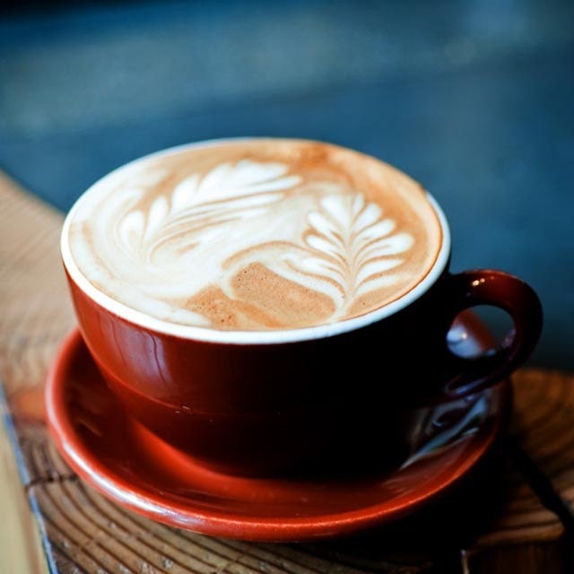 PDX Coffee - Fine Art Photo on 5x5 Bamboo Panel