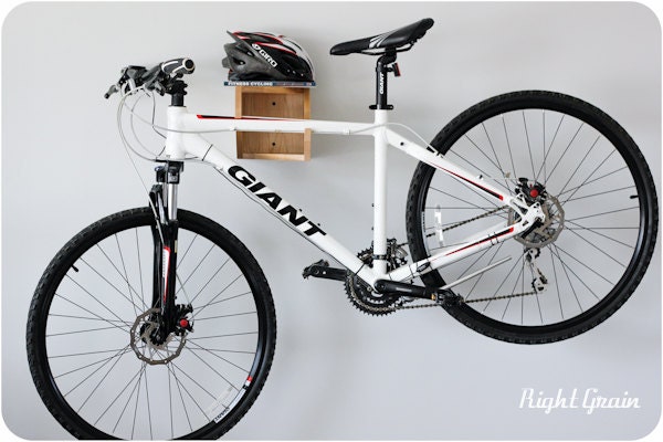 The Balancer Bike Shelf in Natural Maple - Bicycle Rack Storage Mount