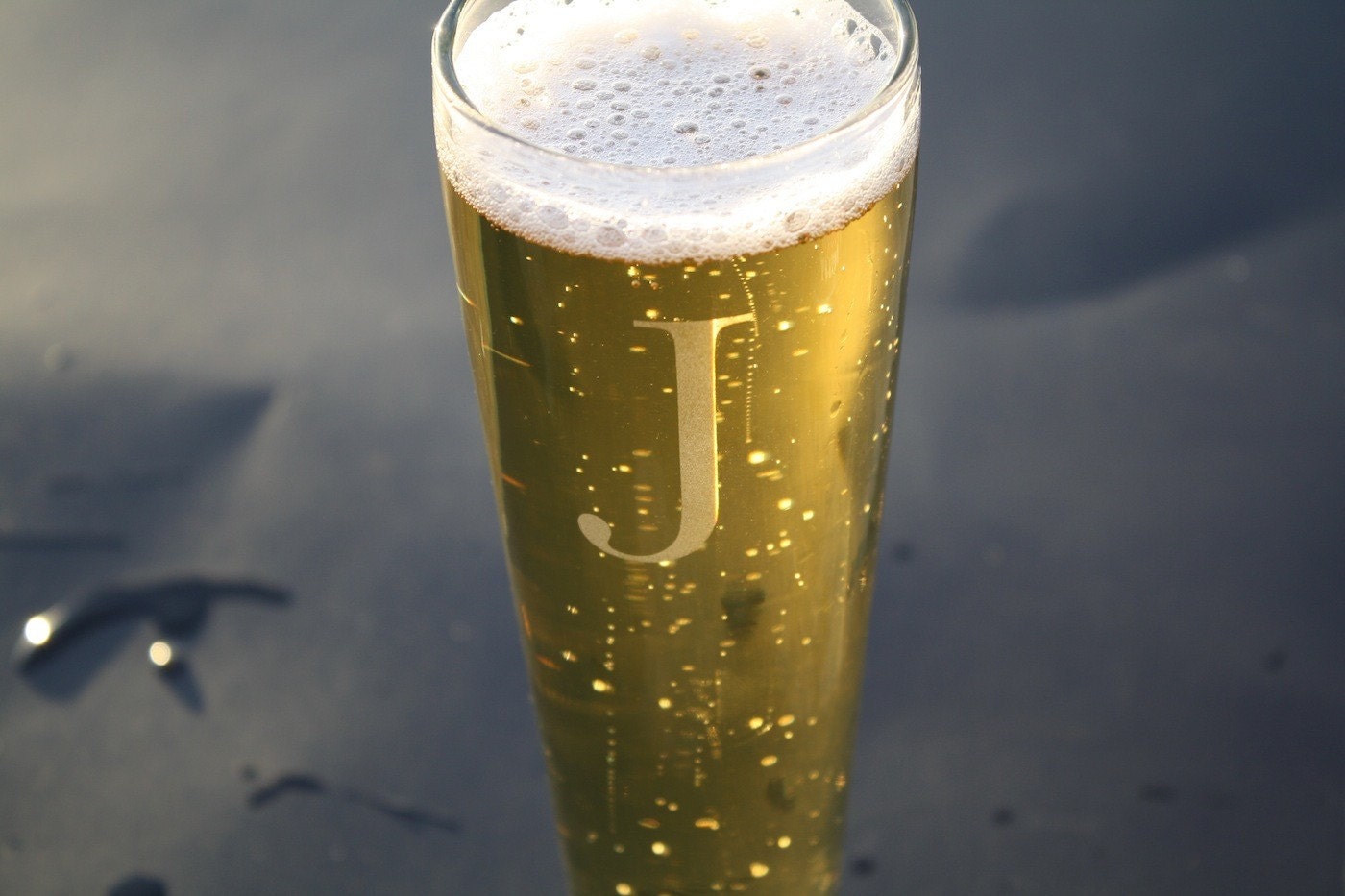 2 Groomsmen Pilsner Glasses