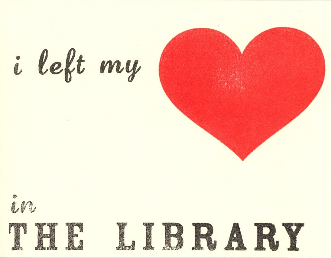 I left my heart in the library