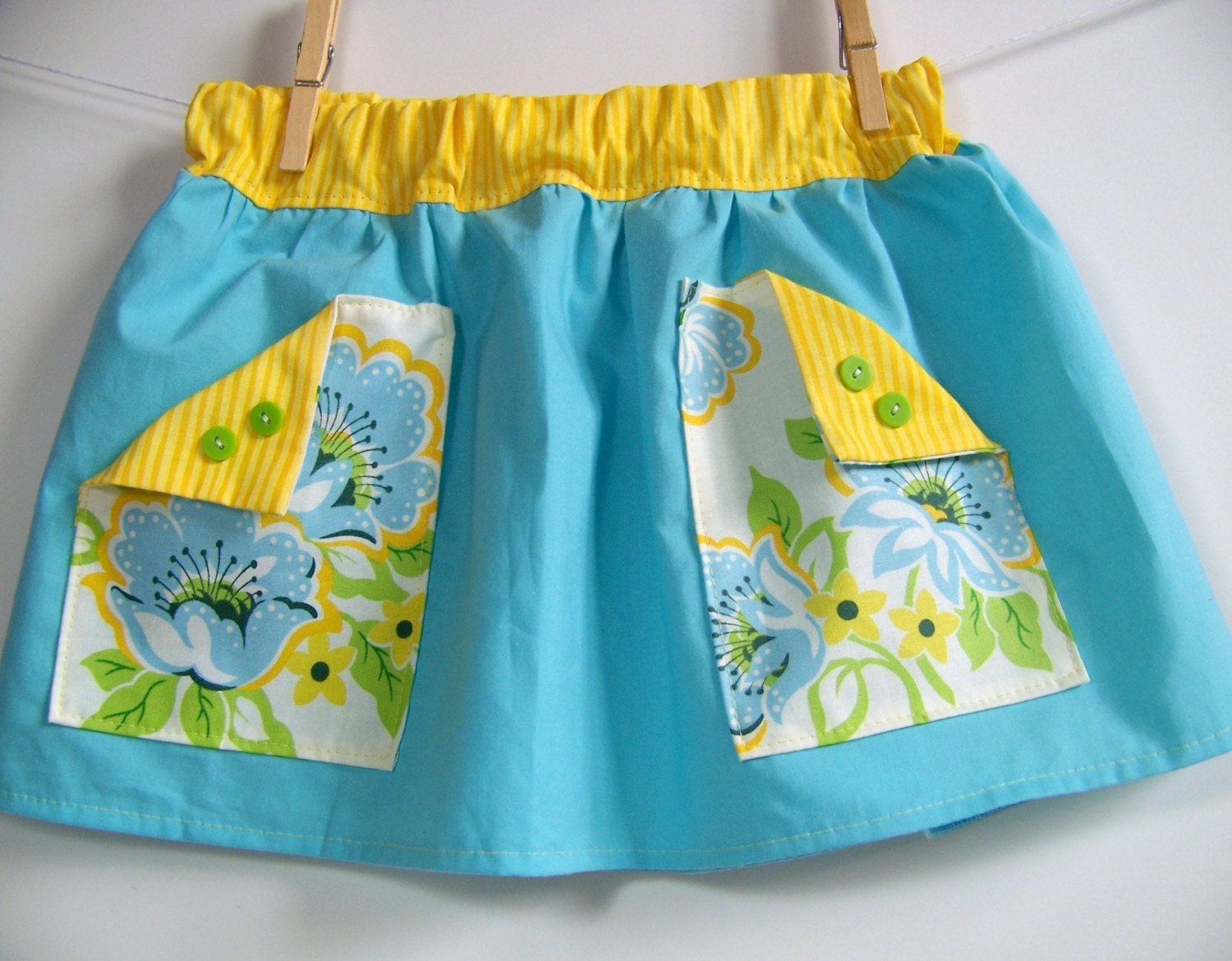 Finders Keepers Skirt PDF Sewing Pattern (Sizes 0-6m, 6-12m, 12-8m, 2-3T, 4-5, 6-7)