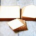 Distressed Manilla Blank Cards Tags Journaling Spots Place Cards Escort Cards Set of 50 appox 1.75 x 1.75