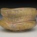 shino and yellow matte porcelain matcha chawan