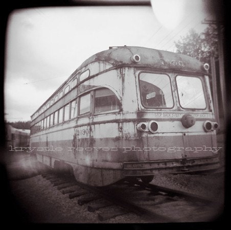 Old Streetcar 5x5 fine art print