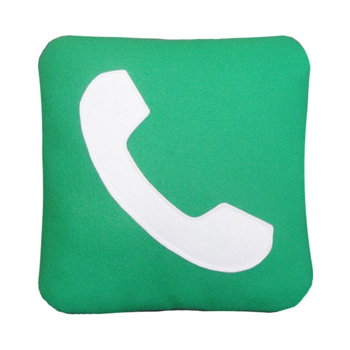 Phone Icon Pillow