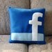 Facebook Icon Pillow