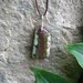 Chrysoprase pendant - as Nature created it... very different this time