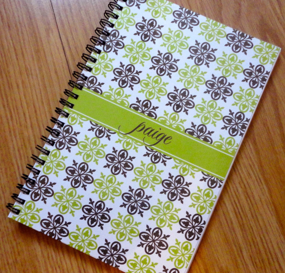 Personalized Spiral Bound Notebook or Journal