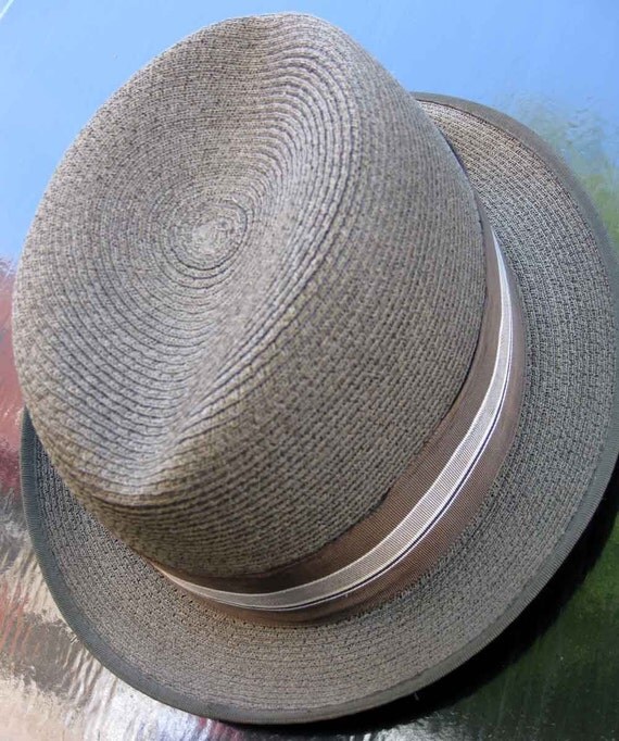 Summer Stetson Fedora Mens Extra Small Straw Hat in by VintageMan