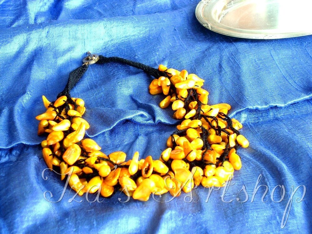 Yellow necklace