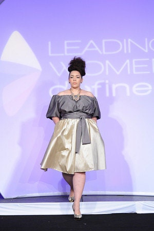 JIBRI Plus Size Off Shoulder Samantha Dress (Sample)