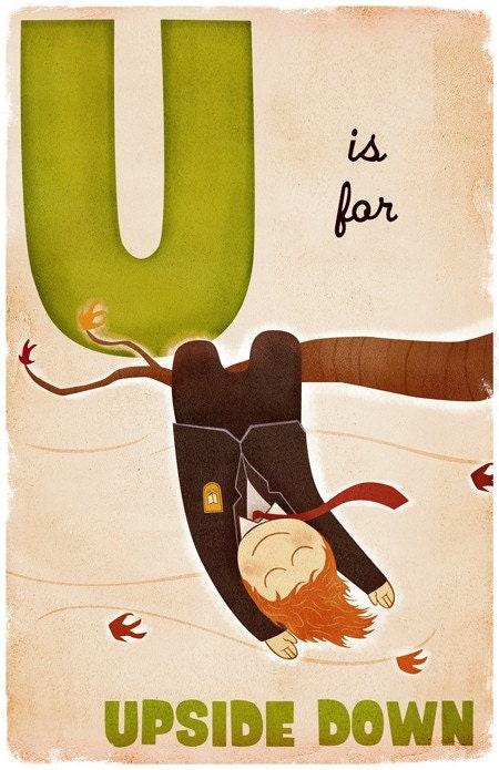 U is for Upside Down - 11x17